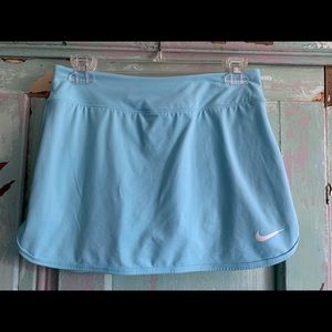 Light blue tennis skirt